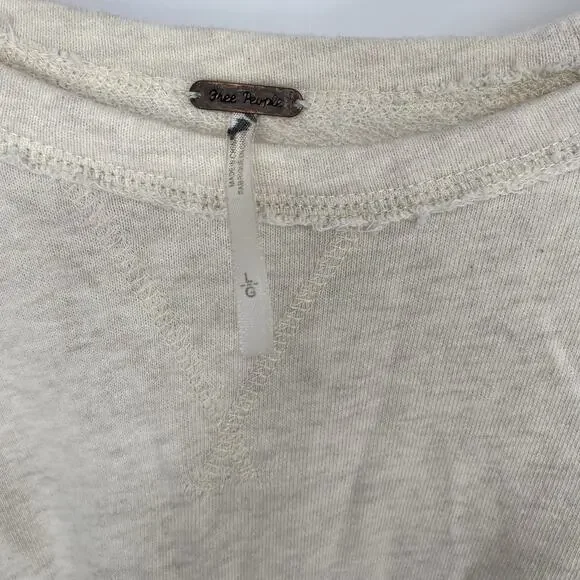 Free People Beautiful Sinner Oversized Pullover Poncho Sweater Women's Size L - Picture 3 of 9